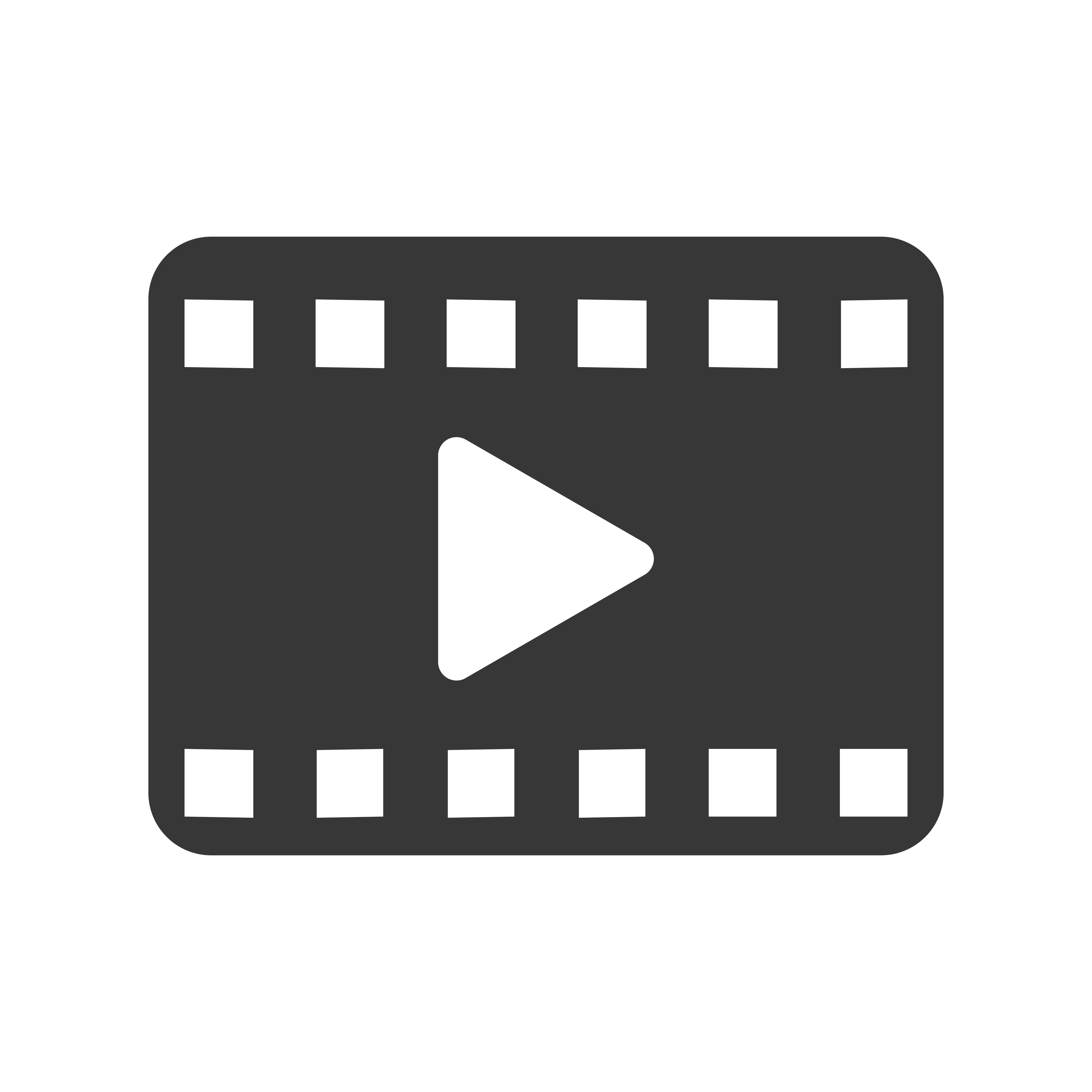 A film icon with a play button.